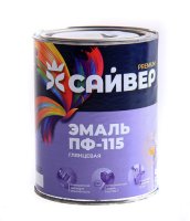 Эмаль ПФ-115 фиолетовая 0,8 кг САЙВЕР 